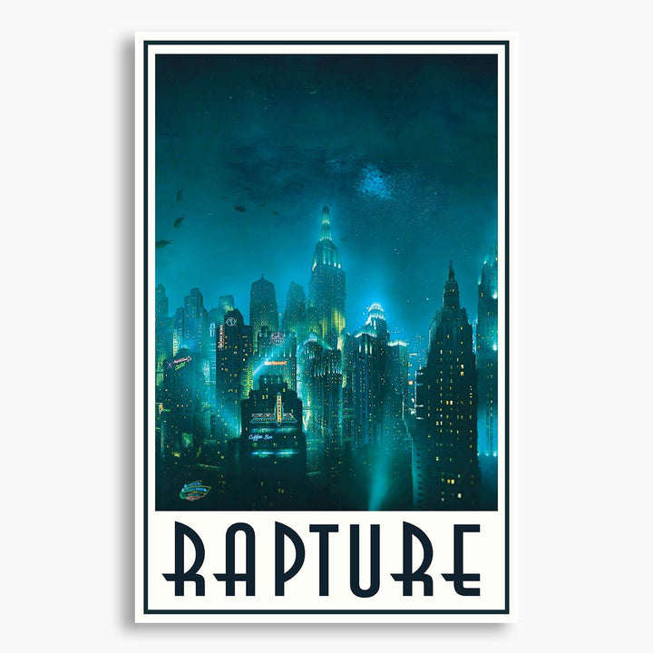 Bioshock - Welcome to Rapture: Skyline Poster; Gaming Artwork