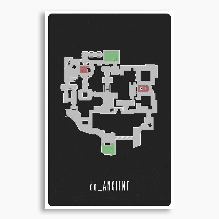 Counter-Strike: Global Offensive - de_Ancient Map Poster